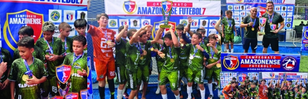 Amazon City vence Solim�es AC por 1 a 0 e conquista estadual de futebol 7 sub -13